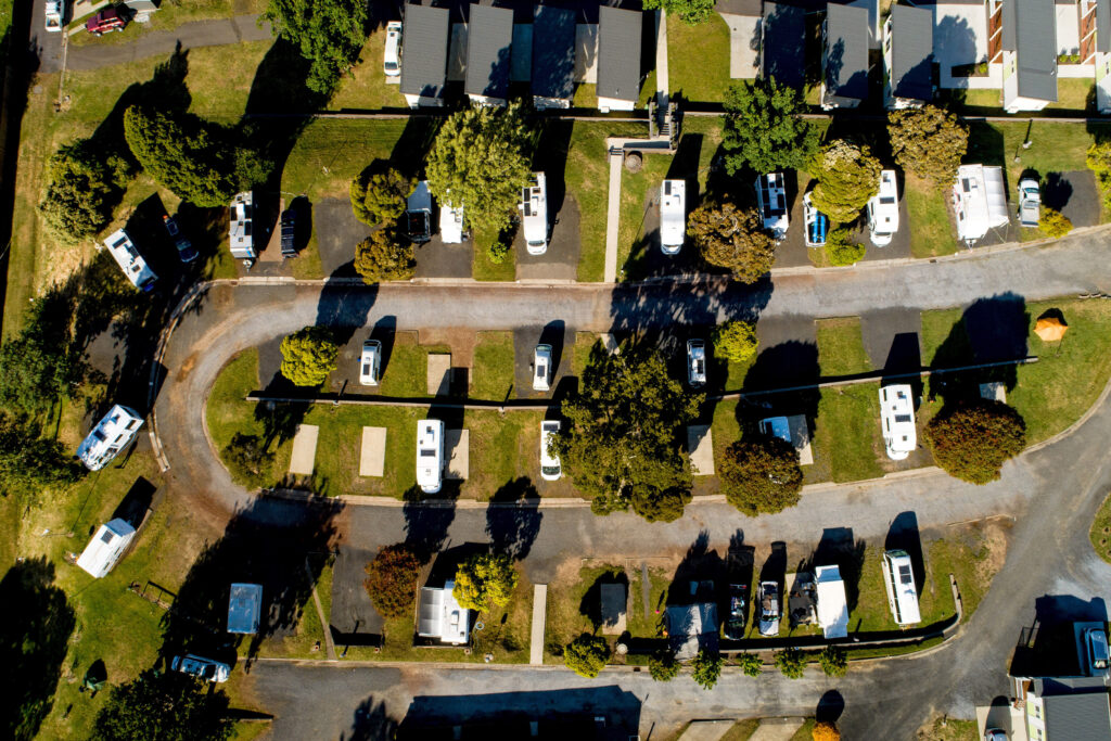 Aerial of our Powered Sites