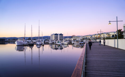 Launceston Seaport boardwalk