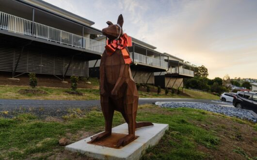 Big Kevin our Giant Kangaroo